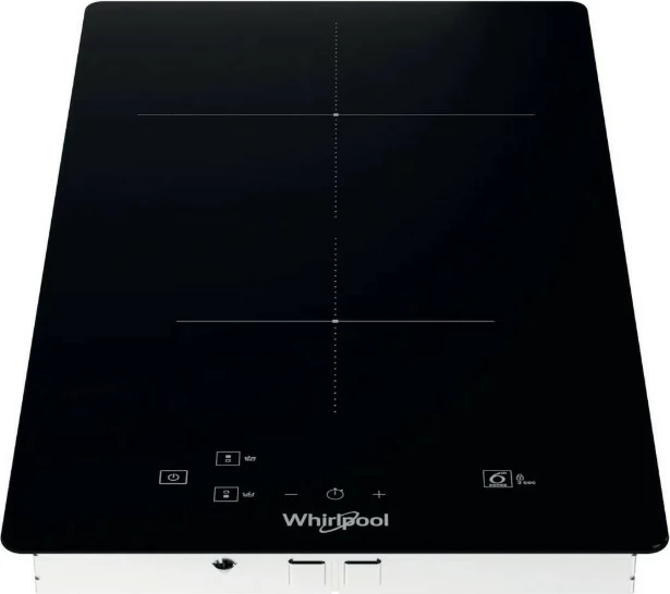 Indukcijska kuhalna plošča Whirlpool WSQ0530NE, 2 kuhališči, črna