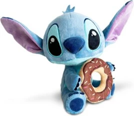 Plišasta igrača s krofom Disney Stitch, Simba, 25 cm, večbarvna