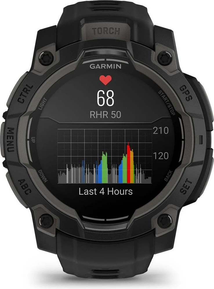 Pameten zaslon AMOLED, 4 GB, GPS, črn Garmin Instinct 3