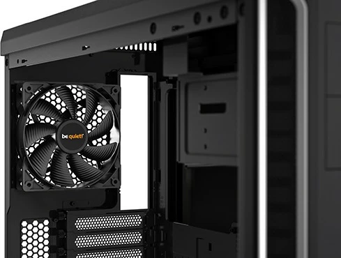 Ohišje PURE BASE 600 Silver BG022, Be quiet!, Midi Tower, črno/srebrno