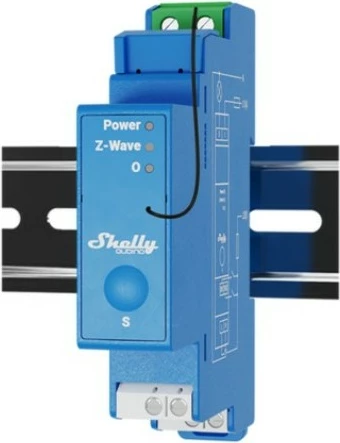 Rele z enim kanalom, Shelly Qubino Wave Pro 1, 25 mW, 1 kanal, moder