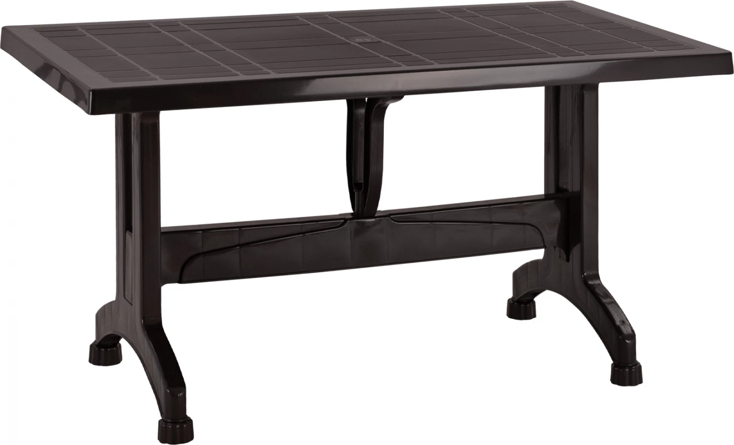 Polipropilenska miza Cornwall FH5738.03 rjava 140x80x73.5H cm
