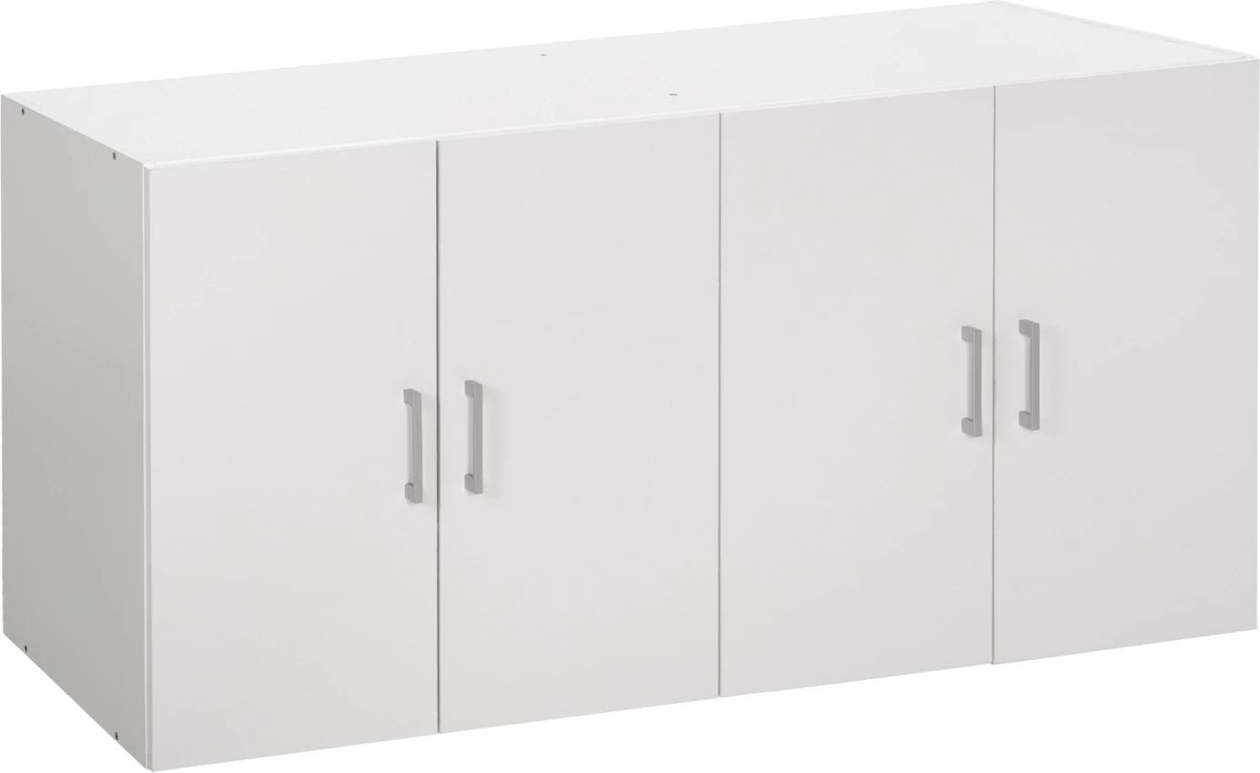 Zgornja omara za 4-delno garderobno omaro FH352.05 Fernanda melamin v beli barvi 120,5x41,5x60,5Hcm
