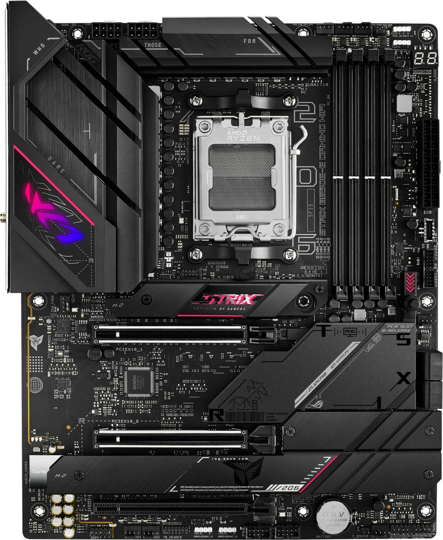 Matična plošča ASUS ROG STRIX B650E-E GAMING WIFI, Socket AM5, DDR5-SDRAM, 128 GB