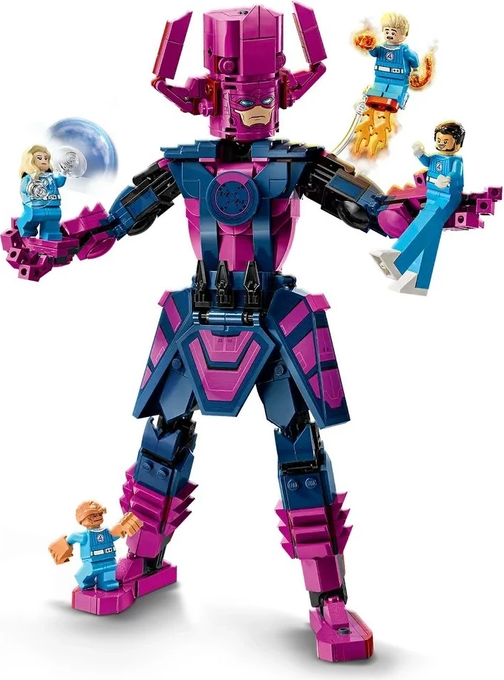 Set za sestavljanje Fantastic Four proti Galactusu, LEGO Marvel 76316, 427 kosov, 4 minifigure