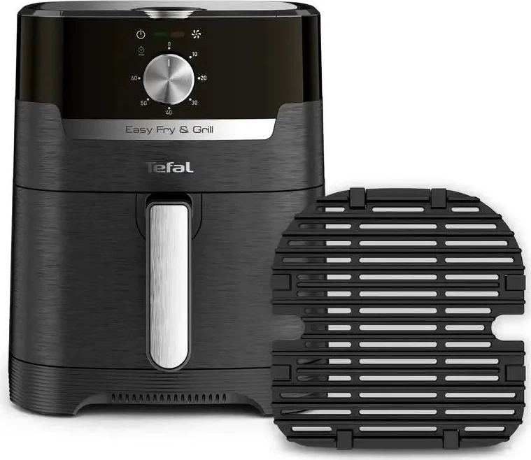 Friteza z zrakom in žar Tefal Easy Fry & Grill, 4,1 L, črna