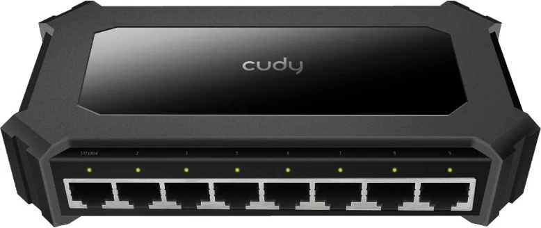 Stikalo Ethernet, 8x LAN vrata, Cudy GS108D, črno