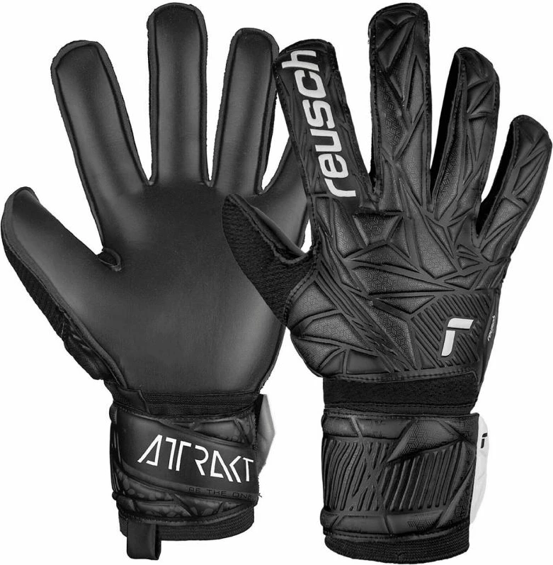 Rokavice za vratarja Attrakt Solid, Reusch, črne