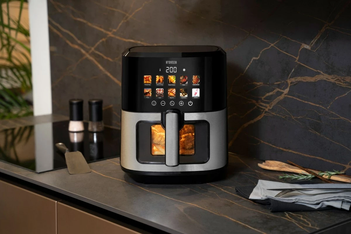 Zračno cvrtnik N'OVEEN AF770 X-LINE, črno, srebrno