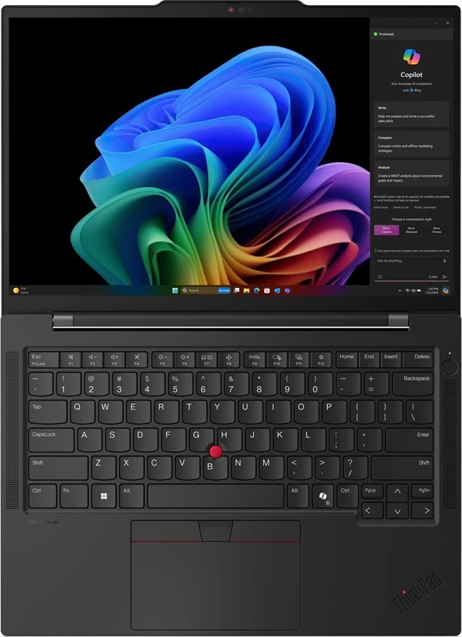 Prenosnik Lenovo ThinkPad T14s Gen 6 Copilot+ PC, 14", Snapdragon X1E-78-100, 32 GB RAM, 1 TB SSD, črn