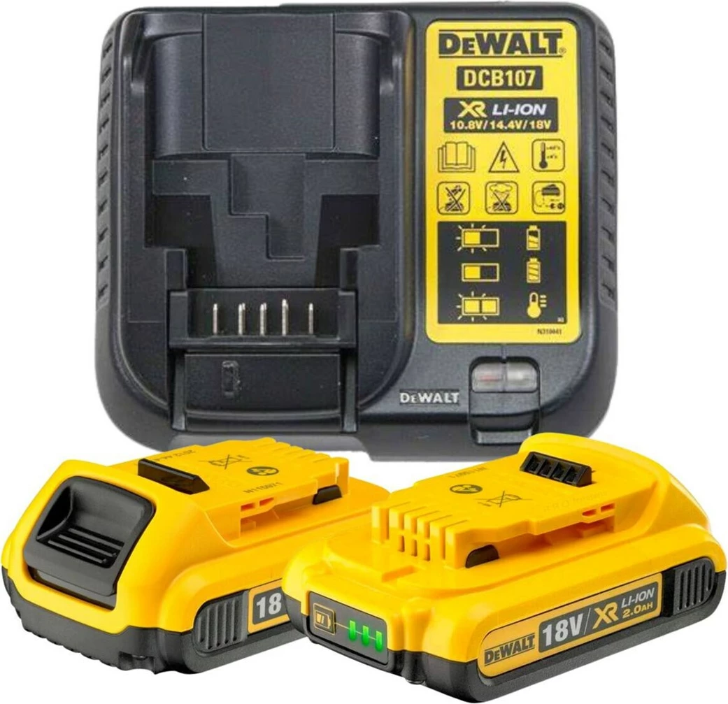 Vrtalnik/izvijač DeWalt DCD771D2-QW, 18 V, 2x bateriji 2 Ah, rumeno/črn