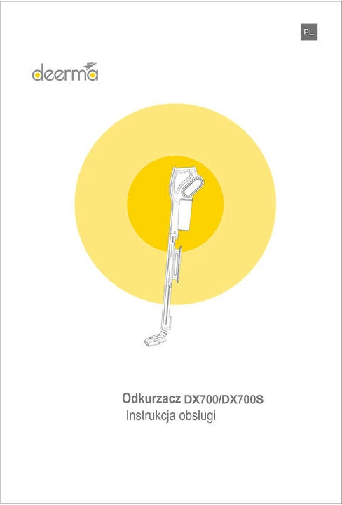 Sesalnik Deerma DX700s, 600 W, 0.8 L, siv