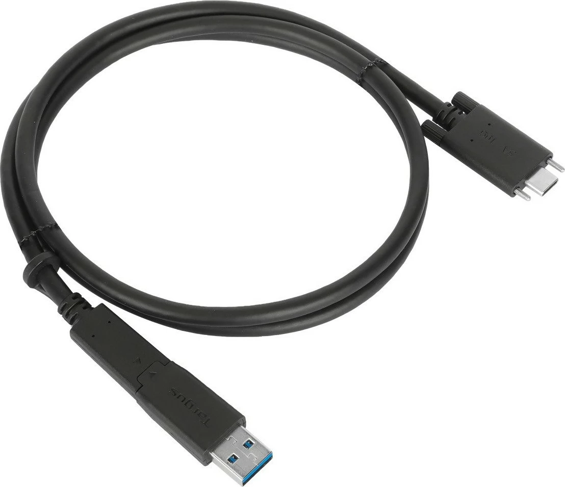 Kabel USB-C na USB-C, 1 m, z adapterjem USB-A Targus, črn