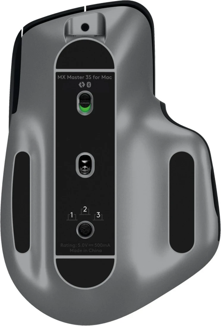 Ergonomski brezžični miška Logitech MX Master 3s za Mac, Bluetooth, siva