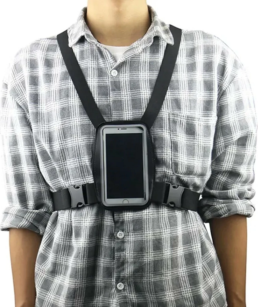 Univerzalen športni trak za telefon Maclean MC-446, črn