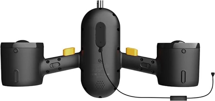 Podvodni skuter Geneinno S2, črn in rumen