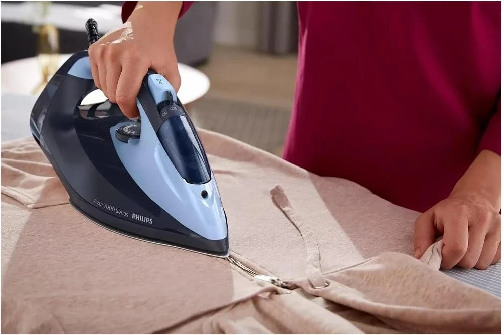 Parni likalnik Philips Azur DST7041/20, 2800 W, moder