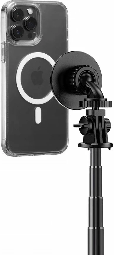Selfie palica s trinožcem Tech-Protect L06S, Bluetooth, MagSafe, 82 cm, črna