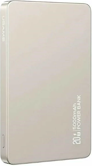 Prenosna baterija 5000mAh, 20W PD, MagSafe, titanska, USAMS USA001542