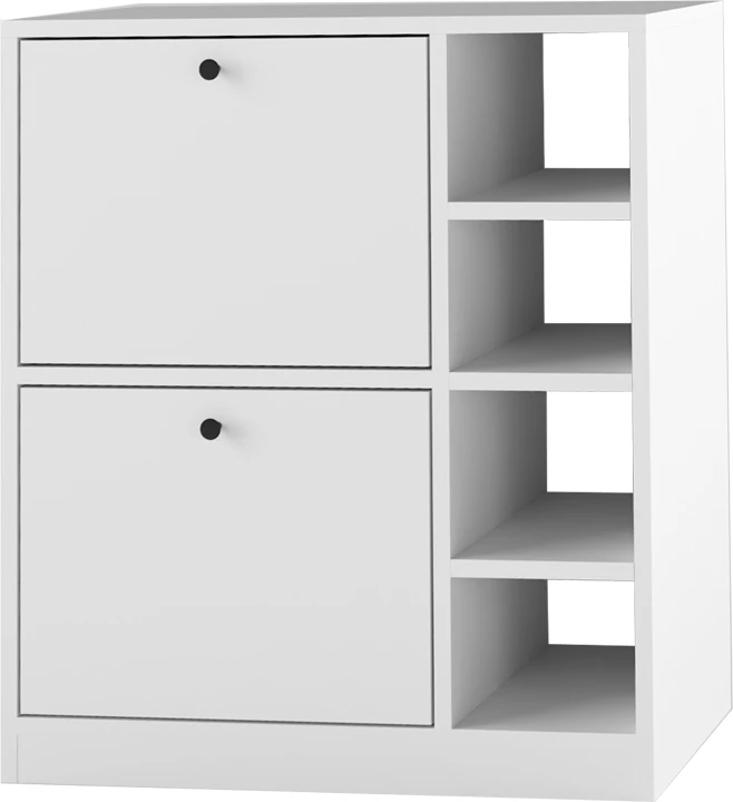 Omara iz melamina, bela, 70x33x80 cm Gist Pakoworld