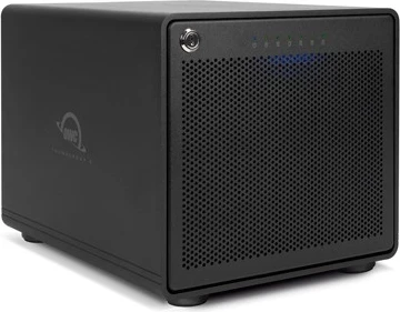 RAID ohišje ThunderBay 8 z 8xSSD/HDD in 2xThunderbolt 3, OWC, črno