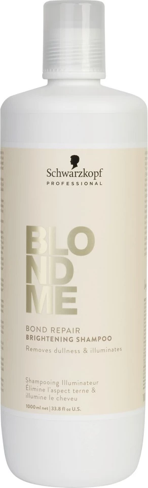 Šampon za ženske Schwarzkopf Professional BlondMe Bond Repair Brightening, 1000 ml