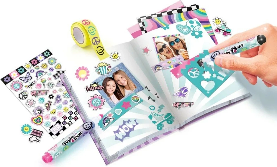 Kreativni set, Epee Project Deko, osebni dnevnik s pripomočki za dekleta, večbarven