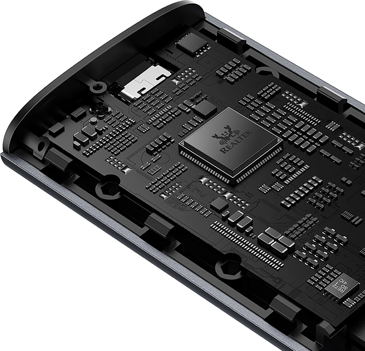 Zunanje ohišje za SSD M.2 NVMe Baseus FlyJoy, 10 Gb/s, sivo
