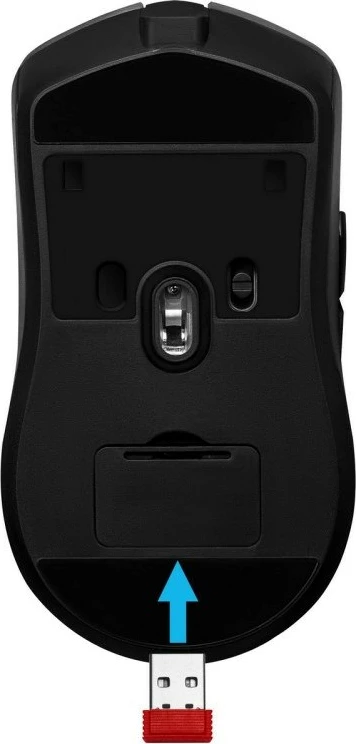 Brezžična miška Defender Demon GM-534, 3200 DPI, 6 gumbov, črna