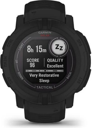 Pametna ura, GPS, solarno polnjenje, črna - Garmin Instinct 2 Solar Tactical Edition