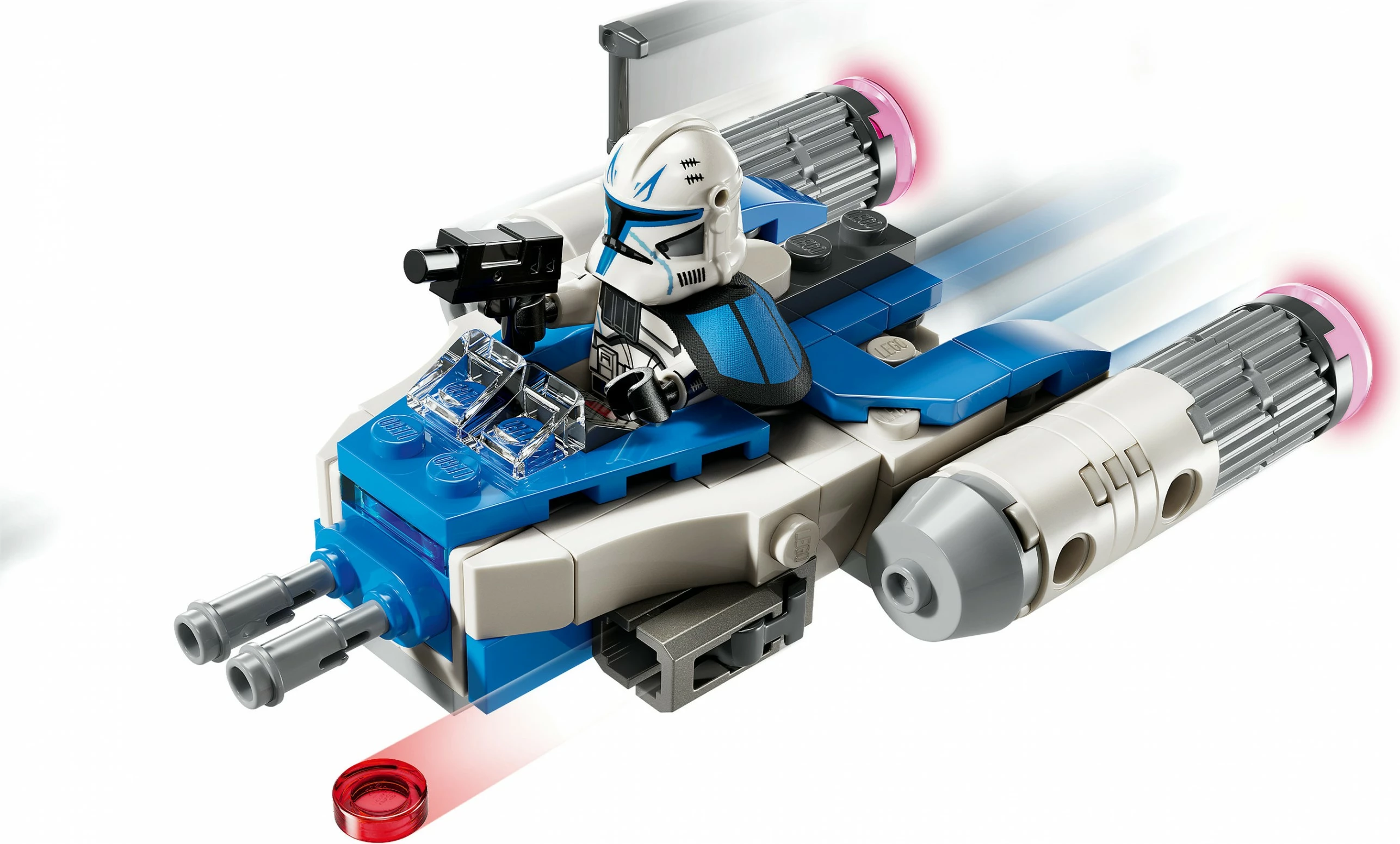 Set za sestavljanje LEGO Star Wars Y-Wing Microfighter Kapitan Rex, 99 kosov, večbarven