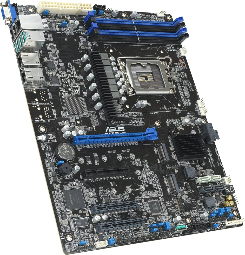 Matična plošča ASUS P13R-E, Intel C266, LGA 1700, ATX, črna