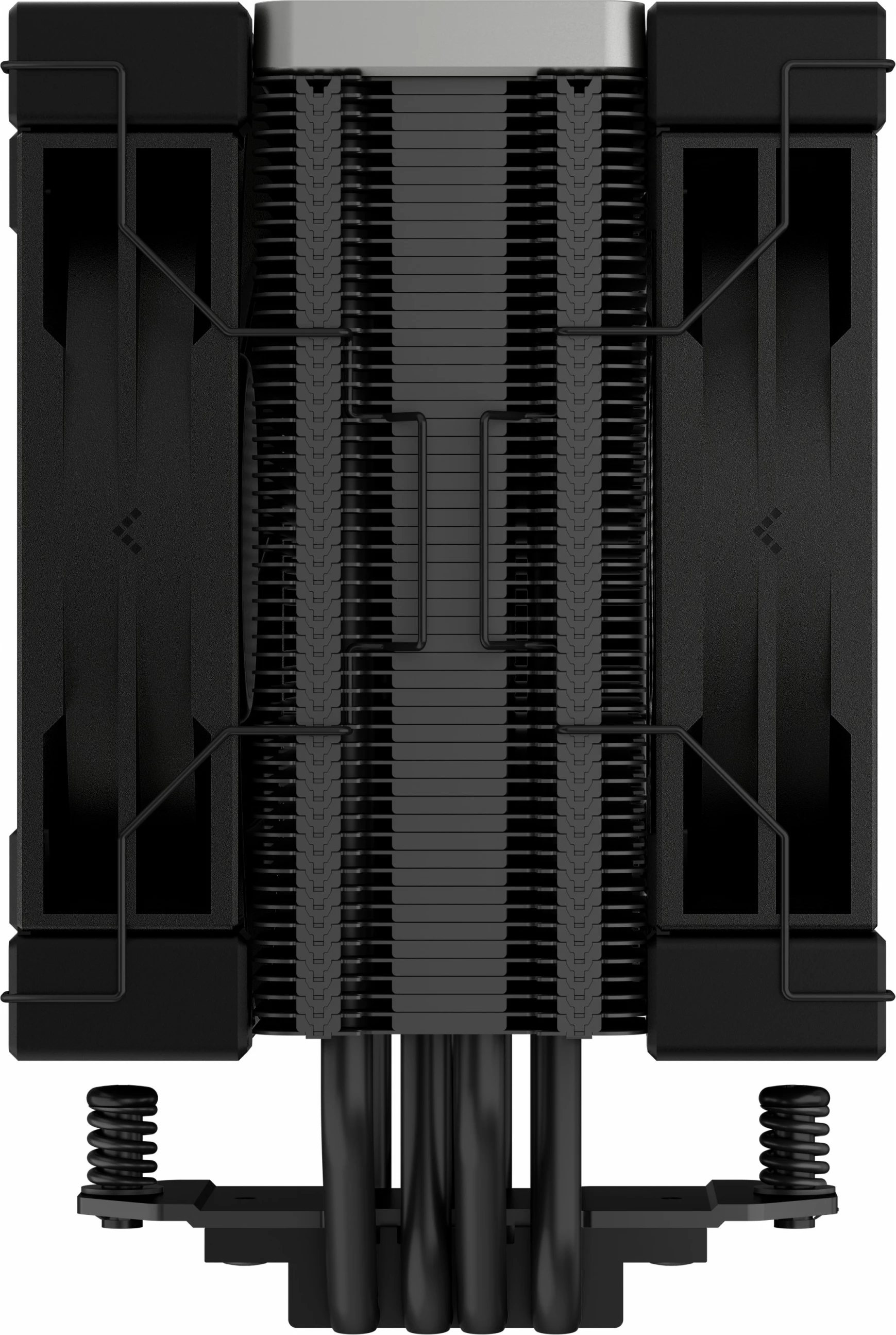 Zračni hladilnik za CPU DeepCool AK400 ZERO DARK PLUS, 12 cm, 500–1650 RPM, črn