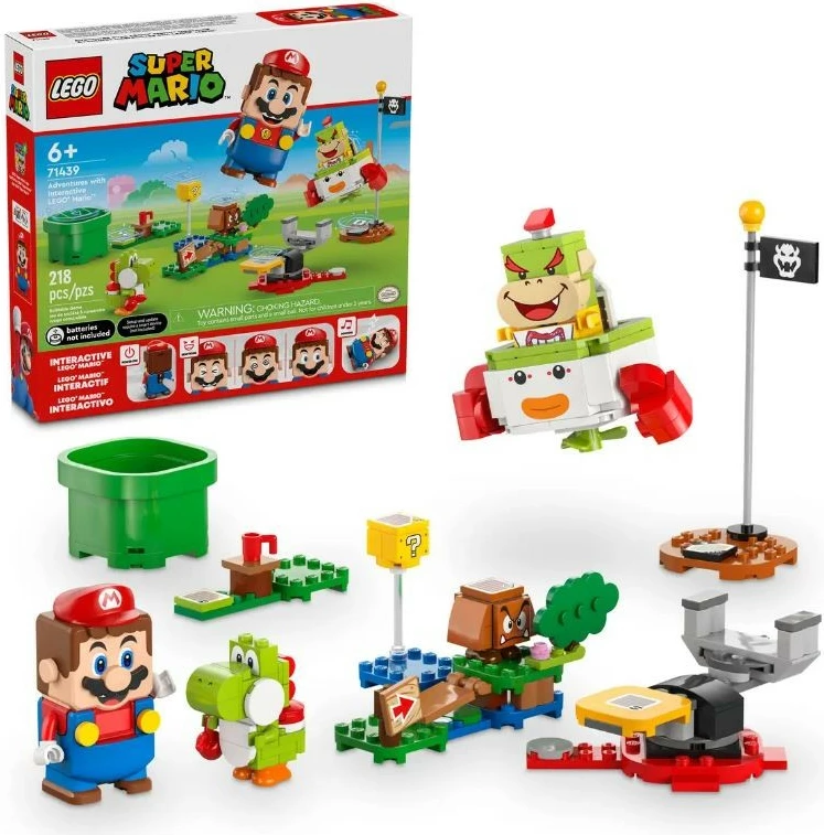 Igralni set 218 delov LEGO Super Mario 71439, z interaktivnim Mariom