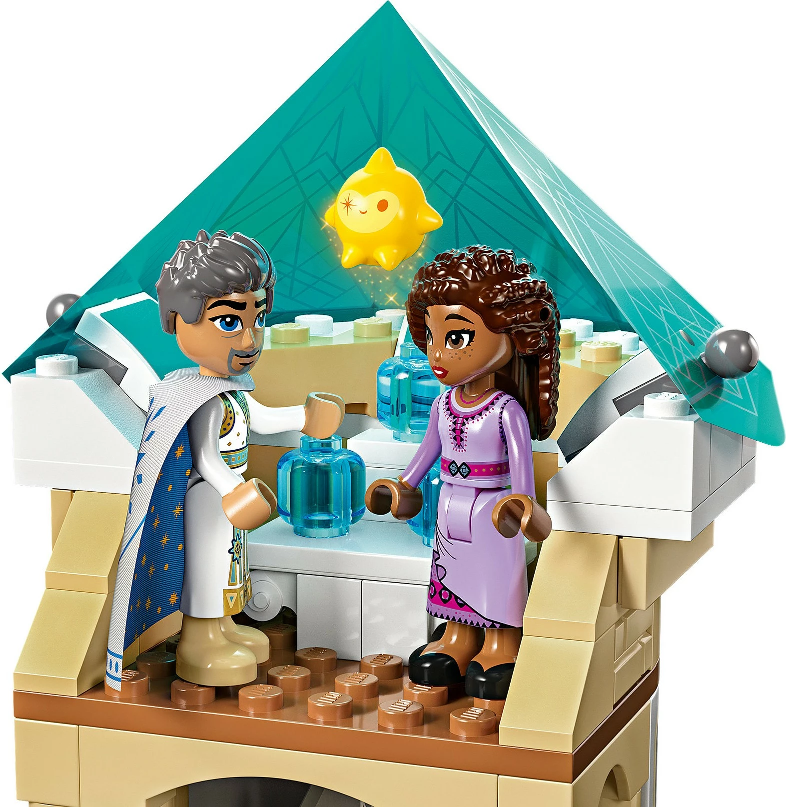 Komplet gradnje LEGO Disney Grad kralja Magnifica 43224, 613 kosov, večbarven