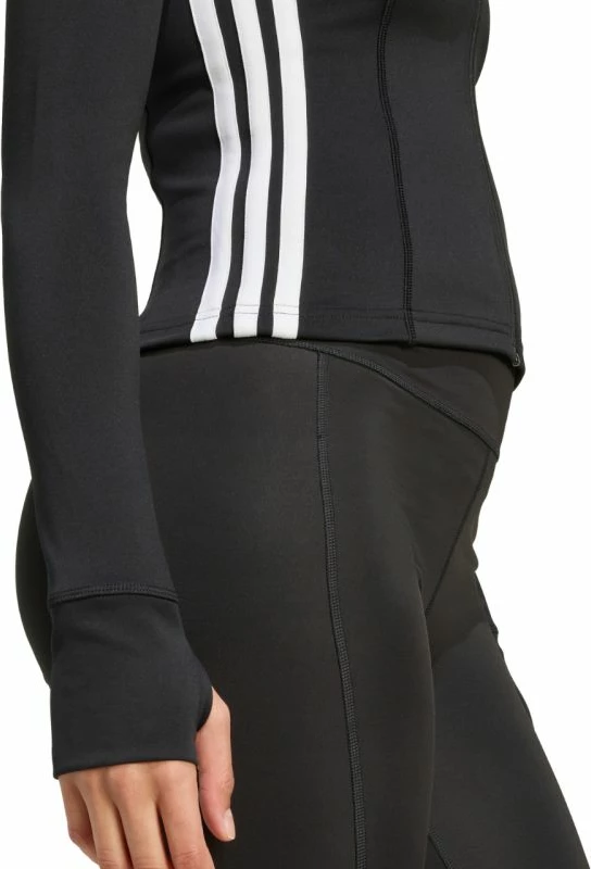 Pulover za ženske adidas, črn