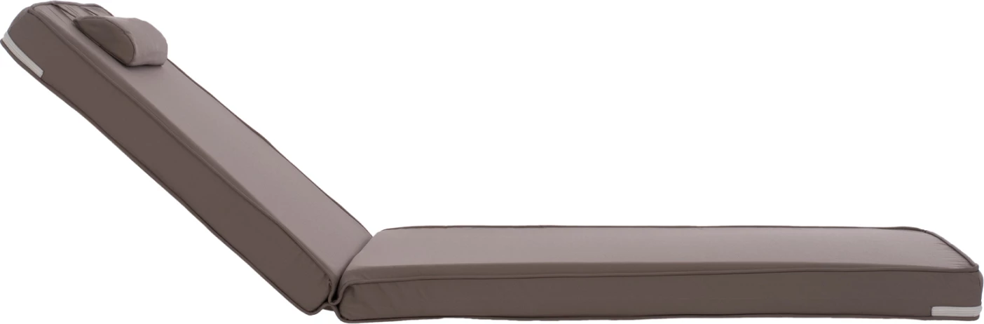 Blazina za ležalnik iz poliestra Chios siva FH11236.10P 196(117+1+78)x58x8cm