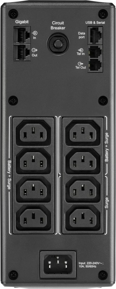 UPS APC BR1300MI, 1300 VA, 8x C13, AVR, LCD, črn