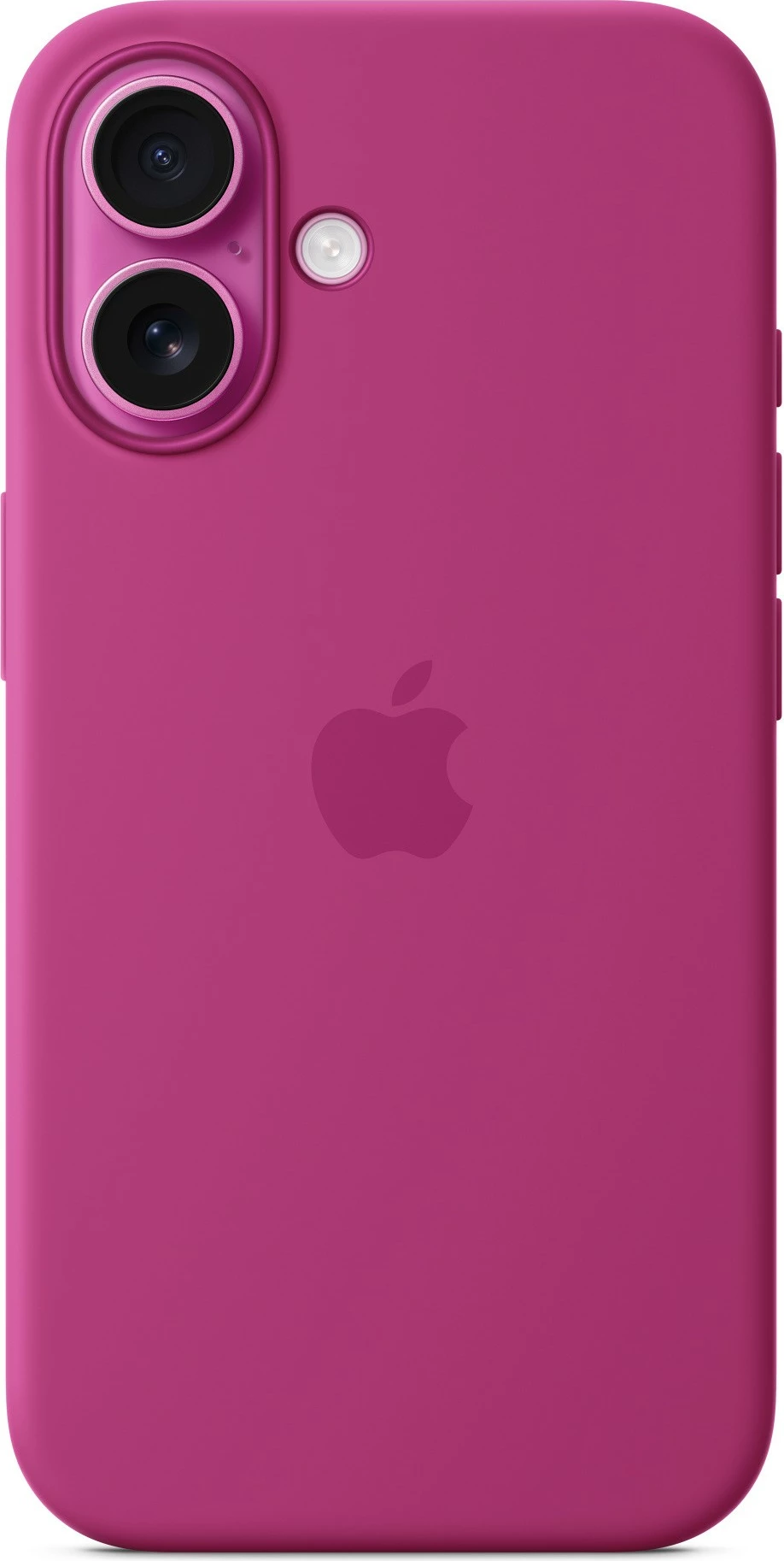 Silikonska zaščita za Apple iPhone 16 z MagSafe, Fuchsia