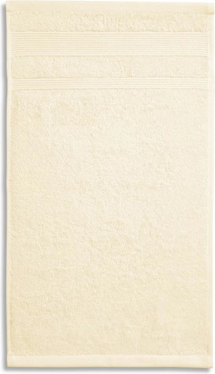 Brisača za moške in ženske Malfini Organic, 50 x 100 cm, krem