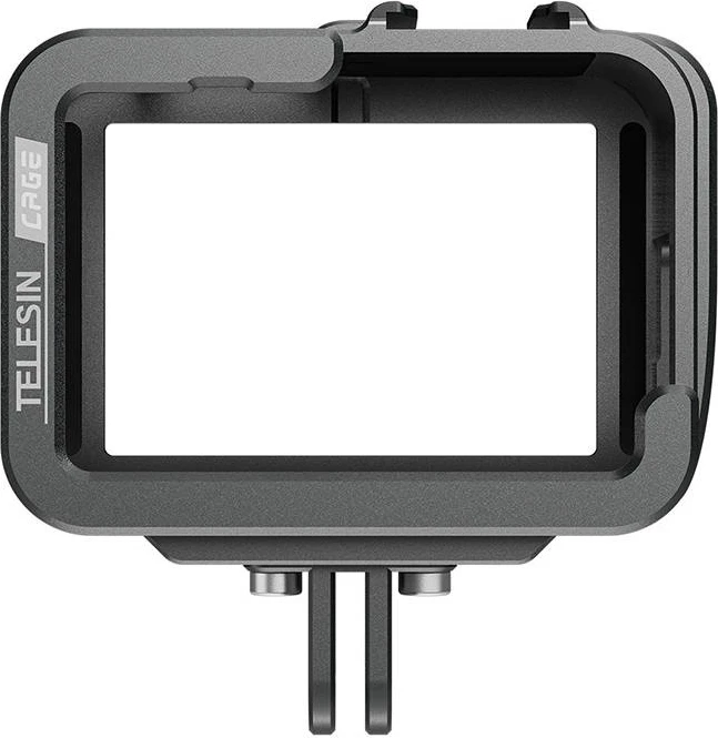 Aluminijasto ohišje za GoPro Hero 12/11/10/9, s vertikalnim adapterjem, sivo, Telesin GP-FMS-G11-TZ