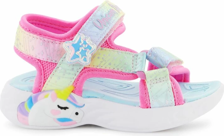 Otroške sandale, Skechers S-Lights Unicorn Dreams, roza