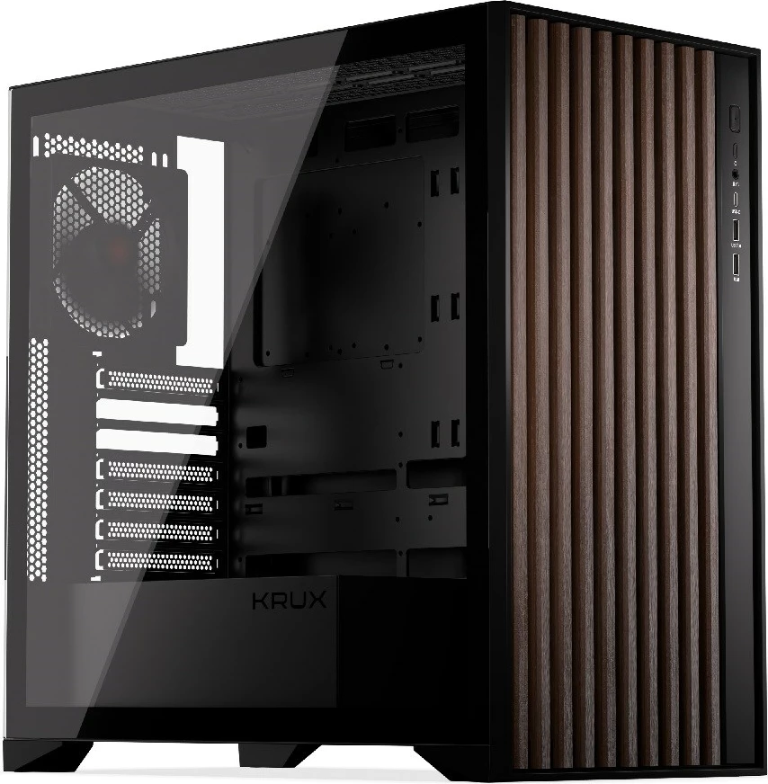 Računalniško ohišje KRUX Palum KRXD008, črno