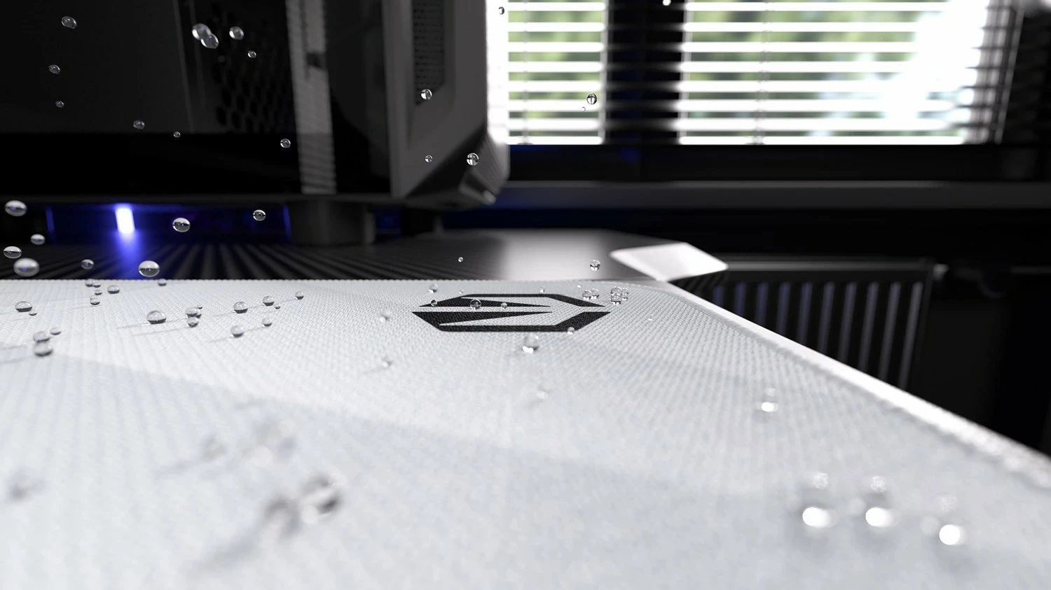 Mauspad Crystal Onyx Endorfy, L, bel