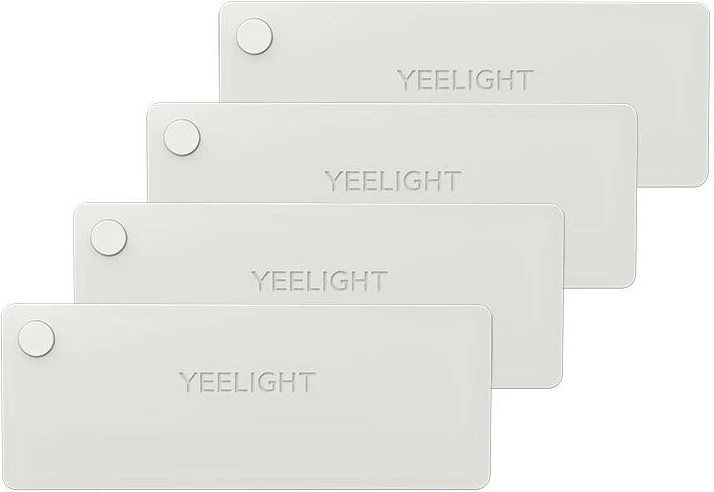 LED luči s senzorjem za predale, 4 kosi, Yeelight YLCTD001, bela