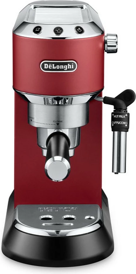 Kavni aparat, polavtomatski DeLonghi Dedica EC685.R, rdeč