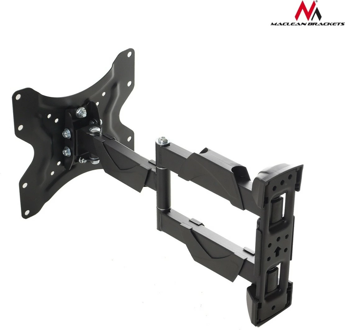 Stenski nosilec za TV ali monitor 13–55 palcev, 25 kg, črn, Maclean MC-742