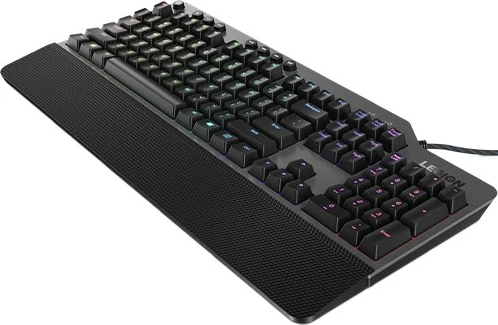Mehanska tipkovnica Lenovo Legion K500, RGB LED, USB, QWERTY, siva
