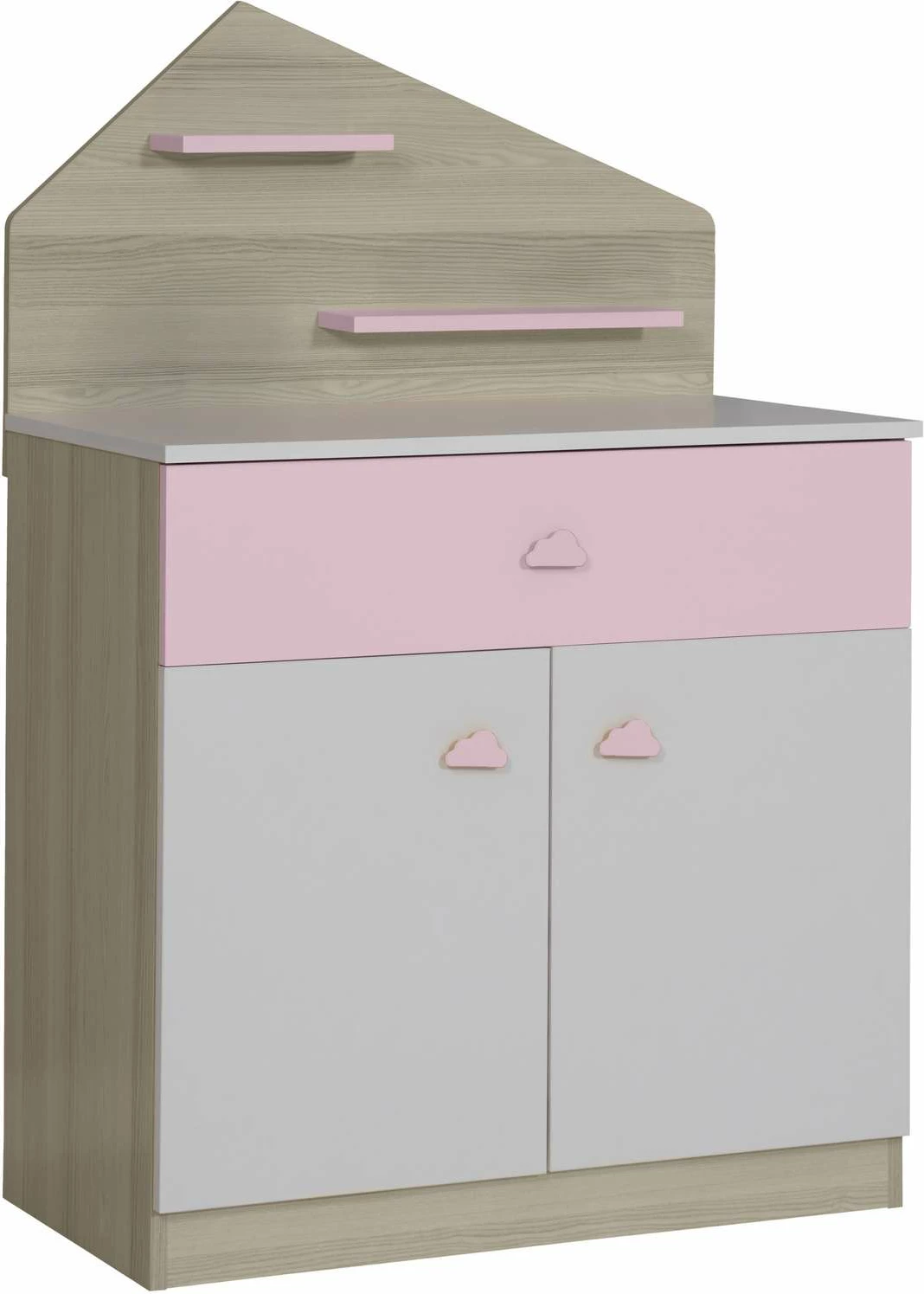 Rožnata komoda Skye Decor, Ayder New