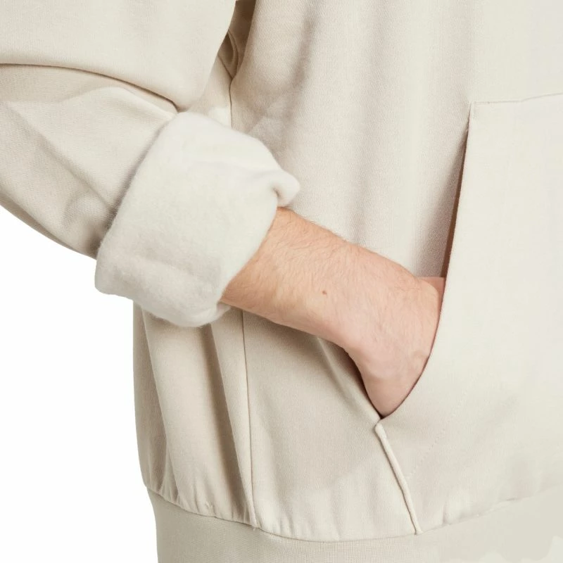 Duks adidas Essentials Feelcozy Fleece, bež - moški